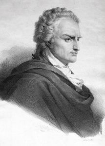 Vittorio Alfieri, italiensk dramatiker og digter (gravering) af Italian School