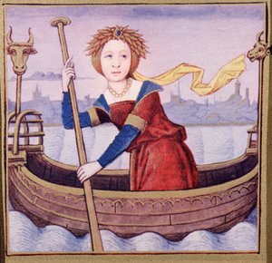 Isis, illustration fra The Lost Women af ​​Giovanni Boccaccio