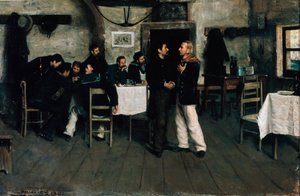 Møde mellem Giuseppe Garibaldi (1807-1882) og Giovanni Battista Cuneo (1809-1875) ved Taganrog, havnen ved Sortehavet i 1833, af Italo Nunes Vais (1860-1932) af Italo Nunes Vais
