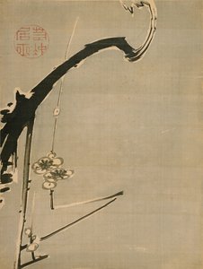 Plum Blossoms - Jakuchu, Ito (1716-1800) - 1700-tallet - Akvarel og blæk på papir - 34,8x26,2 - Suntory Museum of Art