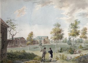 Hovedhuset i grev Alexei Kirillovich Razumovskys bygods i Moskva, begyndelsen af 1800-tallet af Ivan Alexeyevich Ivanov