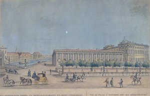 Anichkov-paladset i Sankt Petersborg, 1814 af Ivan Alexeyevich Ivanov