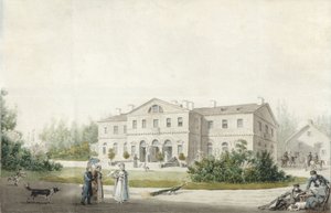 Herregården Priyutino, 1830 af Ivan Alexeyevich Ivanov