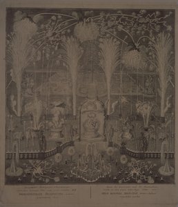 Belysning nær Kunstakademiet natten til nytårsaften 1748 af Ivan Alexeyevich Sokolov