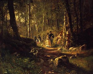 En tur i en skov, 1869