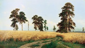 Rugmarken, 1878. af Ivan Ivanovich Shishkin