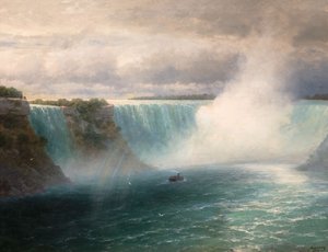 Niagara Falls af Aivazovsky, Ivan Konstantinovich (1817-1900) af Ivan Konstantinovich Aivazovsky