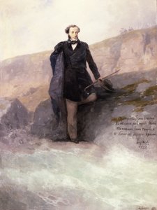 Pushkin (1799-1837) ved Sortehavets kyst, 1897