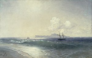 Tallinn Havn, 1898 af Ivan Konstantinovich Aivazovsky