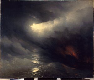 Verdens skabelse af Ivan Konstantinovich Aivazovsky