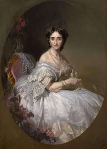 Portræt af Anastasia Ushakova, født Koni 1824-1902