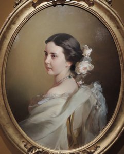 Portræt af Ekaterina Fedorovna Tyutcheva 1835-1882, midten af ​​1850