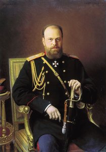 Portræt af kejser Alexander III, 1886