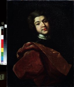Portræt af baronen Sergey Stroganov (1707-1756) (Portræt af baronen Sergey Stroganov). Maleri af Ivan Nikitich Nikitin (Nikitine) (cirka 1680-efter 1742), olie på lærred