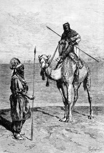 Tuareger på rejse, Nordafrika, 1895. af Ivan Pranishnikoff