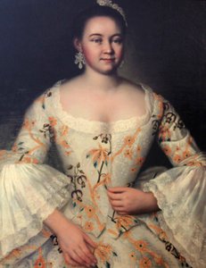 Stepanida Stepanovna Yakovlev, c1757-k1761 af Ivan Vishnyakov