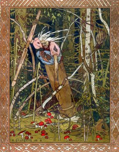 Baba Yaga, 1900. af Ivan Yakovlevich Bilibin