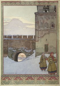 Vandtårnet i Novgorod Kreml, 1902 af Ivan Yakovlevich Bilibin