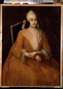Portræt af Anna Leopoldovna (Elisabeth Catherine Christine de Mecklenburg Schwerin