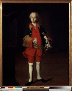 Portræt af Guillaume (William) Graf von Fermor (1704-1771) (Portræt af Wilhelm Graf von Fermor) - Maleri af Ivan Yakovlevich Vishnyakov (Vishniakov) (1699-1761), olie på lærred, ca. 1750, russisk kunst 1700-tallet