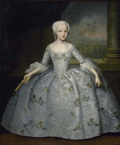 Portræt af Sarah Eleanore von Fermor, ca. 1750