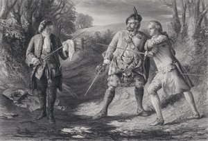 Illustration til Rob Roy (gravering) af J.B. (after) MacDonald