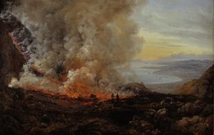 Vesuvs udbrud af Johan Christian Dahl