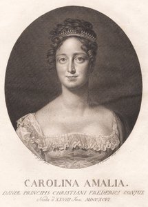 Caroline Amalie af J.F. Clemens