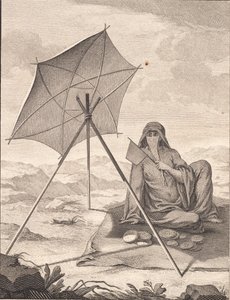 En arabisk kvinde, der sælger brød af J.F. Clemens