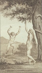 Illustration til Ewalds "Adam og Eva". III af J.F. Clemens