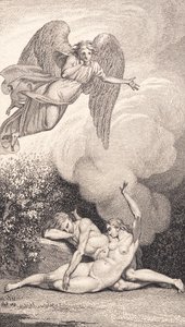 Illustration til Ewalds "Adam og Eva". I af J.F. Clemens