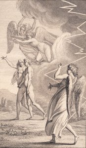 Illustration til Ewalds "Adam og Eva". V af J.F. Clemens