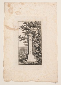Mindestøtte for forfatteren Hans Vilhelm Riber af J.F. Clemens