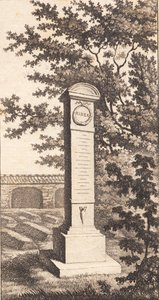 Mindestøtten for Riber af J.F. Clemens