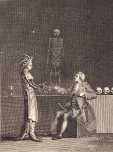 Niels Klim i anatomikammeret af J.F. Clemens