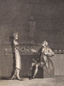 Niels Klim i anatomikammeret af J.F. Clemens