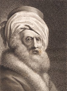 Portræt af en gammel mand. Nathan der Weise af J.F. Clemens