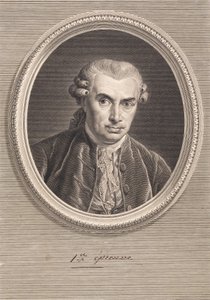 Portræt af læge Johan von Berger af J.F. Clemens