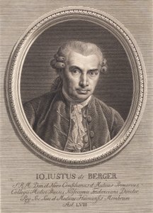 Portræt af læge Johan von Berger af J.F. Clemens