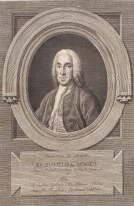 Portræt af læge Johann Samuel von Berger af J.F. Clemens