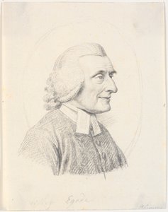 Portræt af præsten Paul Egede (1709-89) af J.F. Clemens