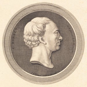 Relief Medaljon med portræt af Bonnet af J.F. Clemens
