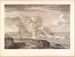 Slaget ved Reden den 2. april 1801 af J.F. Clemens