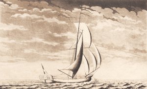 Suite af skibe. Kongejagt af J.F. Clemens