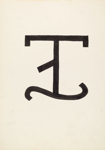 Kvægmærke, ca. 1936.
