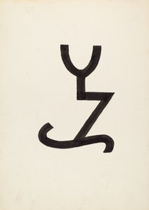 Kvægmærke, ca. 1936. af J.Henry Marley