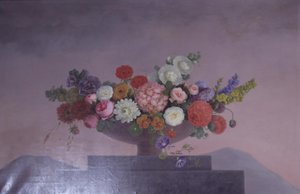 Blomster i en skål af J.L. Camradt