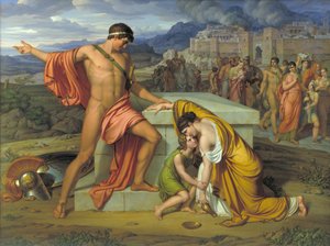 Pyrrhus og Andromache ved Hectors grav
