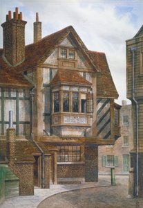 Huse i Bishopsgate, City of London, 1860. af JL Stewart
