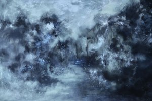 Den mystiske Blå Grotte af JMF FINE ART